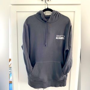 ALL SAINTS ALNA HOODIE SIZE SMALL OVERSIZED
